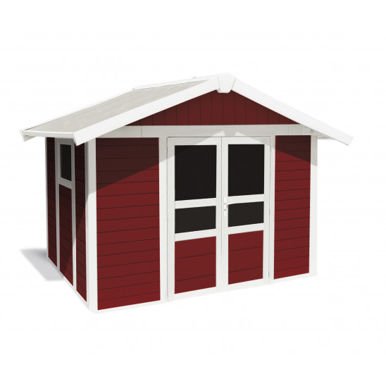 Basic Home Gartenhaus 7,5 m2 Rot